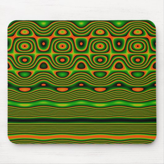 Tapis de souris design digital tribal abstrait, ve (Devant)
