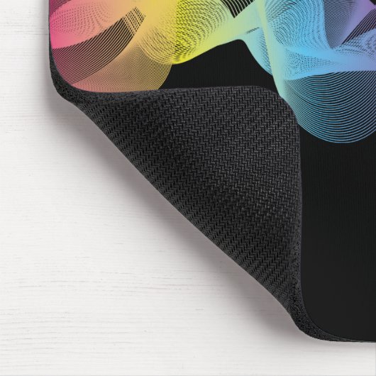 Tapis De Souris Design d'onde graphique, graphiste (Coin)