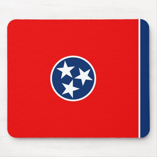 Tapis De Souris Design du drapeau d'état du Tennessee (Devant)