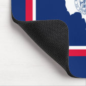 Tapis De Souris Design du drapeau d'état du Wyoming (Coin)