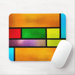 Tapis De Souris Design en verre coloré