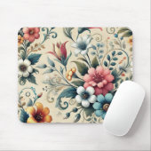 Tapis De Souris design floral motif transparent créé par (Avec souris)