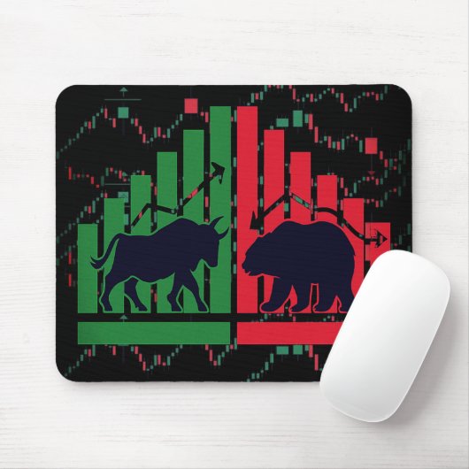 Tapis De Souris Design graphique à bougies Mousepad - Pour les com (Avec souris)
