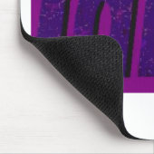 Tapis De Souris Design "Idiot" violet stylisé (Coin)