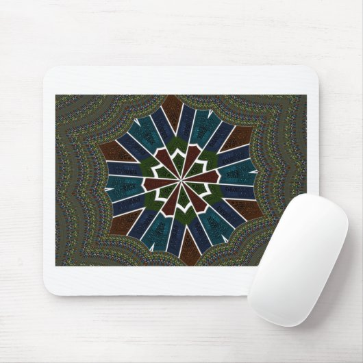 Tapis De Souris Design inspiré de Sari avec détails complexes (Avec souris)