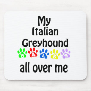 Tapis De Souris Design italien Greyhound Walks