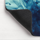 Tapis De Souris Design moderne Abstrait bleu liquide (Coin)