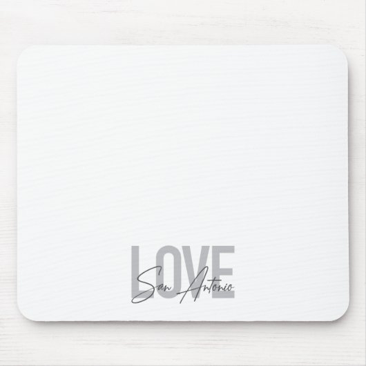 Tapis De Souris Design moderne, simple, chic, cool Love San Antoni (Devant)