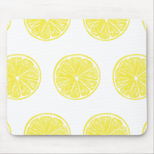 Tapis De Souris Design motif de tranches de citron