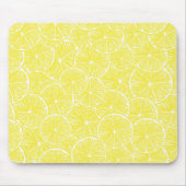 Tapis De Souris Design motif de tranches de citron (Devant)