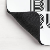 Tapis De Souris Design noir de triathlon (Coin)