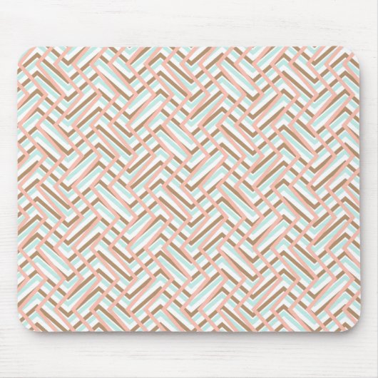 Tapis De Souris Design rétro dans les tons pastel (Devant)