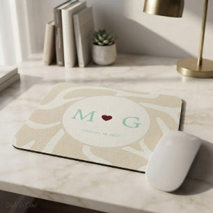 Tapis De Souris Design Romantique Raffiné et Élégant Accessoire de