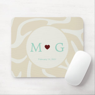 Tapis De Souris Design Romantique Raffiné et Élégant Accessoire de