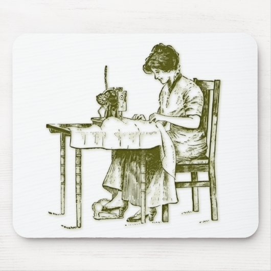 Tapis De Souris Design Seamstress (Devant)
