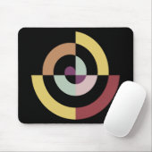 Tapis De Souris Design Spiral (Avec souris)