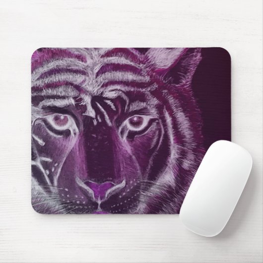 Tapis De Souris Design Tiger (Avec souris)