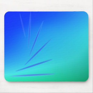 Tapis De Souris Design vert et bleu Abstrait