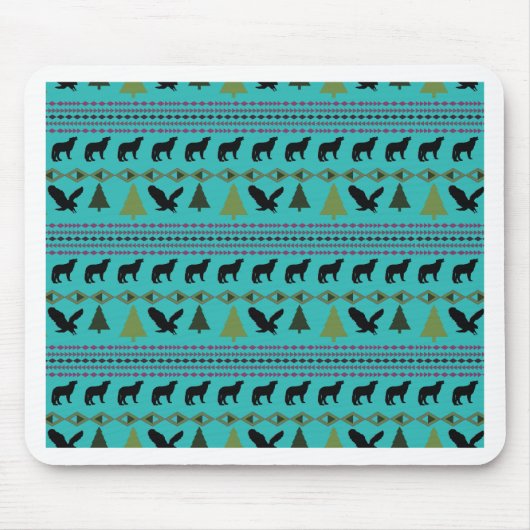 Tapis De Souris Designs amérindiens (Devant)