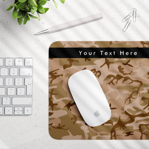 Tapis De Souris Dessert Camouflage, Camouflage Brun, Militaire, Ar