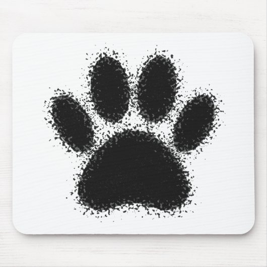 Tapis De Souris Dessin à mâchoire de chien (Devant)