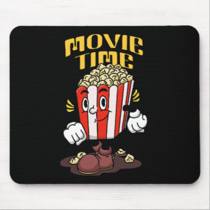 Tapis De Souris Dessin animé de mascotte de pop-corn
