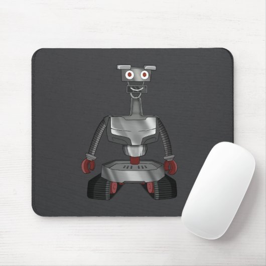 Tapis De Souris dessin animé robot mousepad (Avec souris)