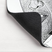 Tapis De Souris Dessin au crayon d'Obama (Coin)