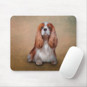 Tapis De Souris Dessin Chien Cavalier King Charles Spaniel (Avec souris)