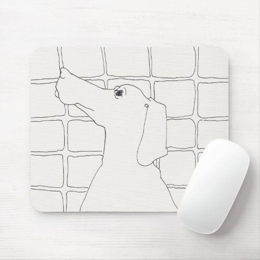 Tapis De Souris Dessin Chien original Chien chinois Année 2018 sou (Avec souris)