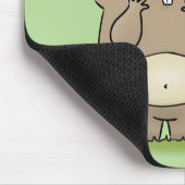 Tapis De Souris Dessin d'adorable hamster (Coin)