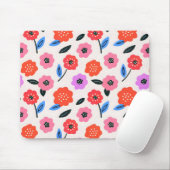 Tapis De Souris dessin de fleurs de Han (Avec souris)