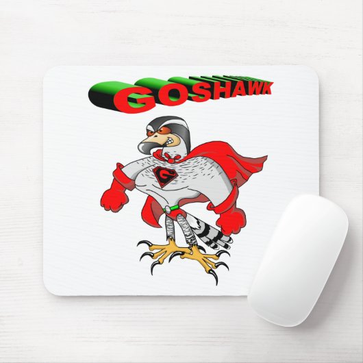 Tapis De Souris Dessin de Goshawk (Avec souris)