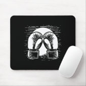 Tapis De Souris Dessin de kickboxing autodéfense (Avec souris)