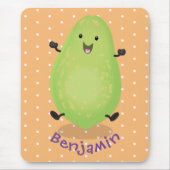 Tapis De Souris dessin de la patte papaye de Cute kawaii (Devant)