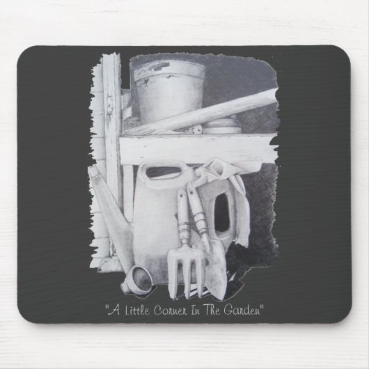 Tapis De Souris Dessin de la vie continue outils de jardin pour ja (Devant)