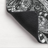 Tapis De Souris Dessin de Mousepad floral (Coin)
