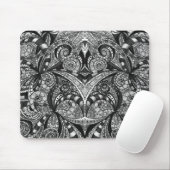 Tapis De Souris Dessin de Mousepad floral (Avec souris)