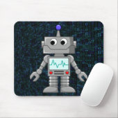 Tapis De Souris dessin de robot (Avec souris)