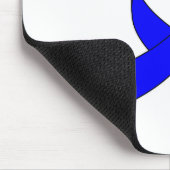 Tapis De Souris Dessin de ruban bleu (Coin)