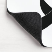 Tapis De Souris Dessin de ruban noir (Coin)