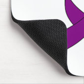 Tapis De Souris Dessin de ruban violet (Coin)
