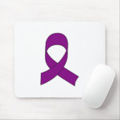 Tapis De Souris Dessin de ruban violet (Avec souris)