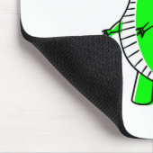 Tapis De Souris Dessin Dinosaure Vert (Coin)
