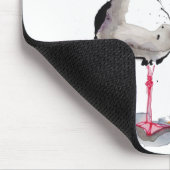 Tapis De Souris Dessin drôle d'encre de seagull - mouettes comique (Coin)