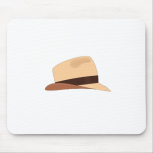 Tapis De Souris Dessin d'un casquette panaméen