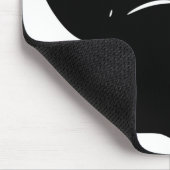 Tapis De Souris Dessin Empreinte de patte de chien brillant (Coin)