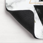 Tapis De Souris Dessin géométrique de marbre en métal (Coin)