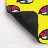 Tapis De Souris Dessin Kawaii Sushi, Riz de Poisson et Algues (Coin)