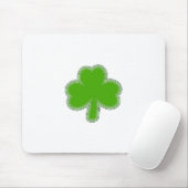 Tapis De Souris Dessin Shamrock de Saint Patrick (Avec souris)